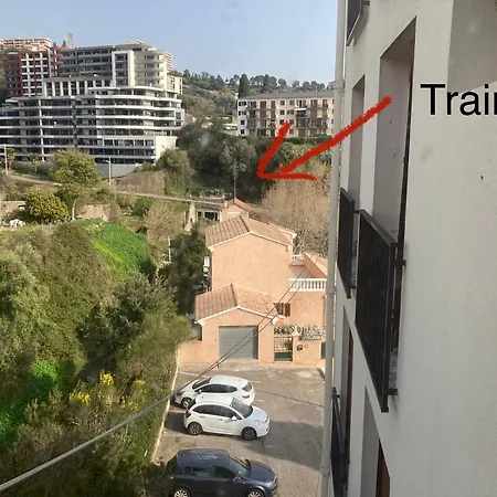 Mountain View & Sea View Location Individual 1 Sur 3 Dispo Avec Climes Salle De Bain Et Salon En Commune Lägenhet Bastia (Corsica)